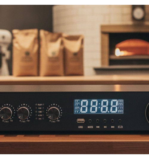 Tonsil B-4300U - 4-kanałowy wzmacniacz strefowy z Bluetooth, USB i FM