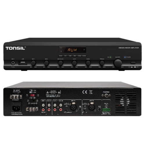 Tonsil WM-500W - Wzmacniacz miksujący z Bluetooth, USB i FM