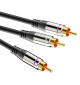 Sonero SAC900 - Kabel subwooferowy typu Y 1x RCA - 2x RCA