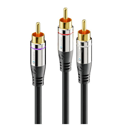 Sonero SAC900 - Kabel subwooferowy typu Y 1x RCA - 2x RCA
