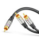 Sonero SAC900 - Kabel subwooferowy typu Y 1x RCA - 2x RCA