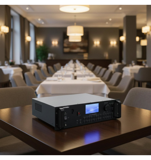 Tonsil BYM-9000 - Cyfrowa centrala sterująca audio PA z odtwarzaczem MP3 i FM