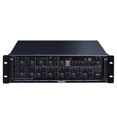Tonsil WM-906 - Profesjonalny 4-strefowy wzmacniacz matrycowy z Bluetooth i USB