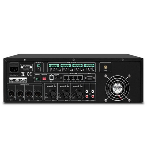 Tonsil WM-906 - Profesjonalny 4-strefowy wzmacniacz matrycowy z Bluetooth i USB