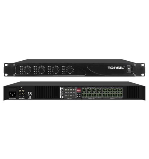 Tonsil WM-5250 - Profesjonalna 4-kanałowa końcówka mocy / wzmacniacz PA
