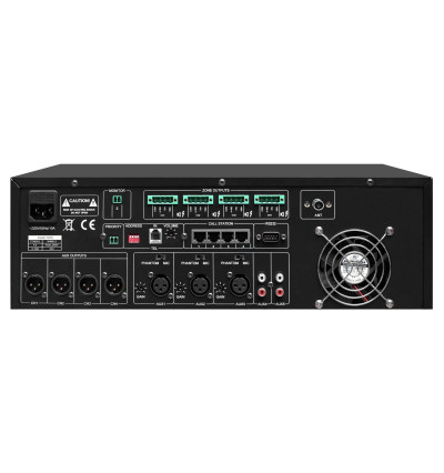 Tonsil WM-912 - Profesjonalny 4-strefowy wzmacniacz matrycowy z Bluetooth i USB