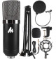 Mikrofon Maono XLR + statyw + POP filtr + kosz antywibracyjny