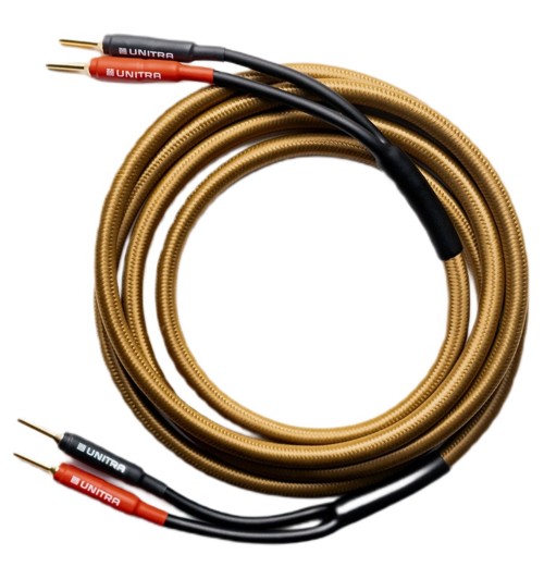Unitra KG25-01 - Komplet konfekcjonowanych kabli głośnikowych OFC 2,5mm² 2 x 2,5m