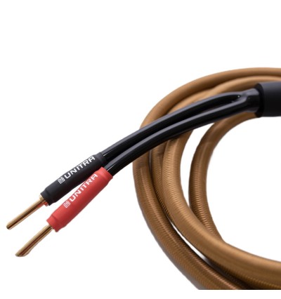 Unitra KG40-02 - Komplet konfekcjonowanych kabli głośnikowych OFC 4mm² 2 x 4m