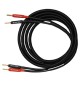 Unitra KG25-01 Black - Komplet konfekcjonowanych kabli głośnikowych OFC 2,5mm² 2 x 2,5m