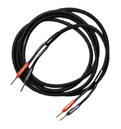 Unitra KG25-01 Black - Komplet konfekcjonowanych kabli głośnikowych OFC 2,5mm² 2 x 2,5m