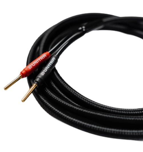 Unitra KG25-02 Black - Komplet konfekcjonowanych kabli głośnikowych OFC 2,5mm² 2 x 4m