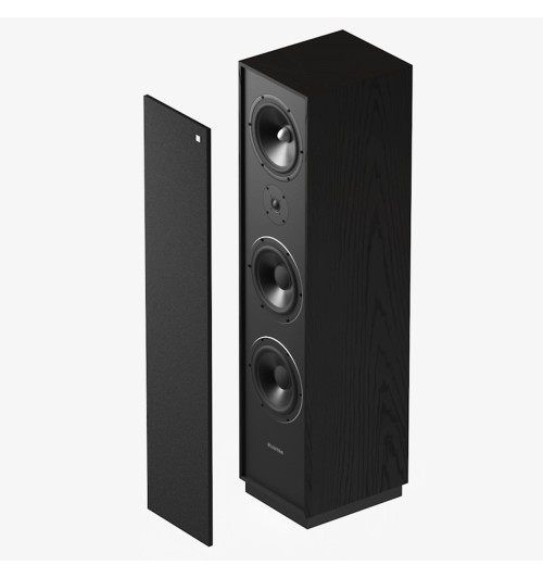 Czarna maskownica do kolumn Unitra ZGZ-801