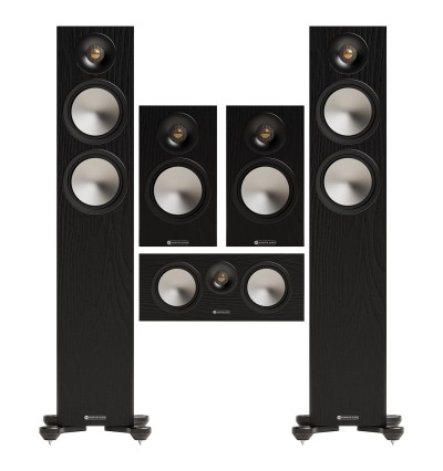 Zestaw kolumn do kina domowego 5.0: Monitor Audio Bronze 300 + Bronze 50 + Bronze Centre