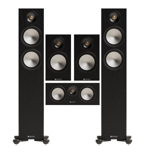 Zestaw kolumn do kina domowego 5.0: Monitor Audio Bronze 300 + Bronze 50 + Bronze Centre