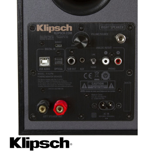 Klipsch Reference Powered R-41PM EU – Aktywne kolumny podstawkowe para