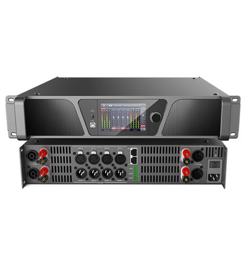 Tonsil WS 4x1500W - Profesjonalny 4-kanałowy cyfrowy wzmacniacz sieciowy PA z DSP