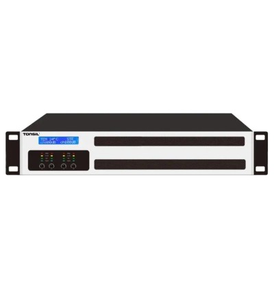 Tonsil KM 4x1000W - 4-kanałowy cyfrowy wzmacniacz konferencyjny / końcówka mocy PA