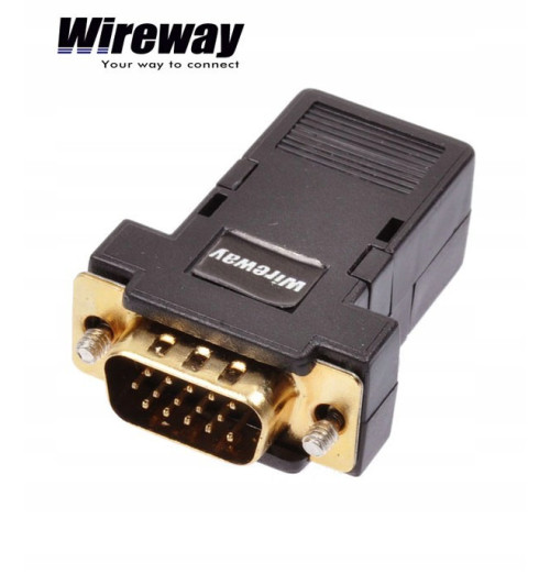 Pozłacany wtyk VGA WireWay WW420016