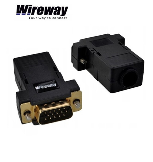 Pozłacany wtyk VGA WireWay WW420016
