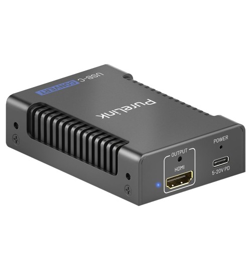 PureLink PT-C-CPDHD-18G PureTools - Konwerter USB-C do HDMI z Power Delivery 100W 4K 18Gbps