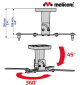 Meliconi Slimstyle Pro 100 – Uniwersalny uchwyt sufitowy do projektorów