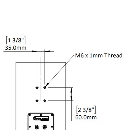Perlisten R/S BRCKT BRKT-01-B - Regulowany uchwyt ścienny do głośnika