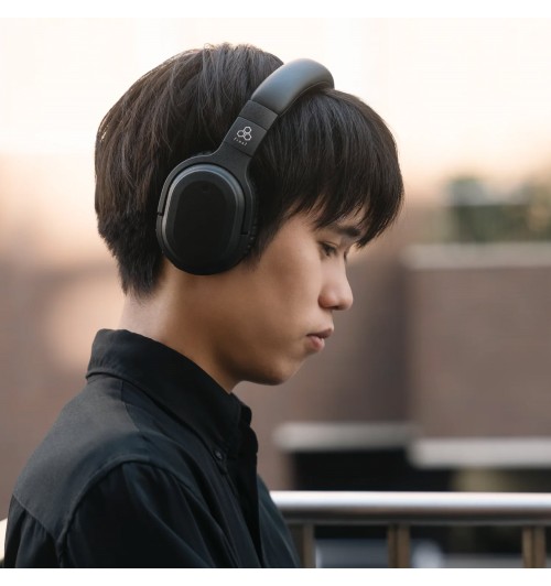 Final Audio UX3000 SV - Nauszne słuchawki bezprzewodowe Bluetooth 5.0 z ANC