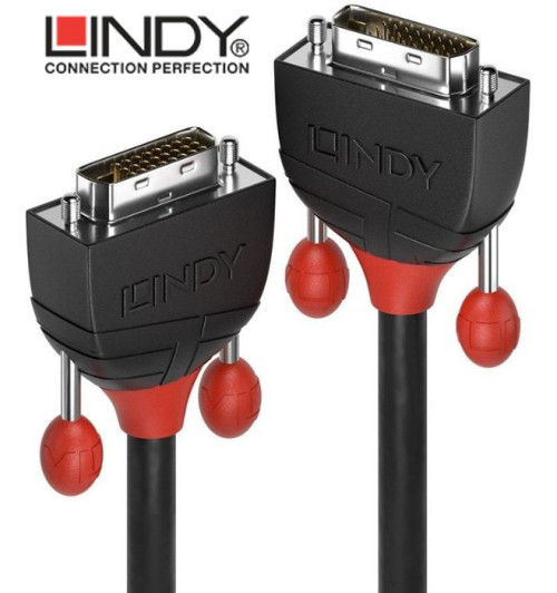 Lindy Black Line  36251 - Kabel DVI-D Dual Link – 1m