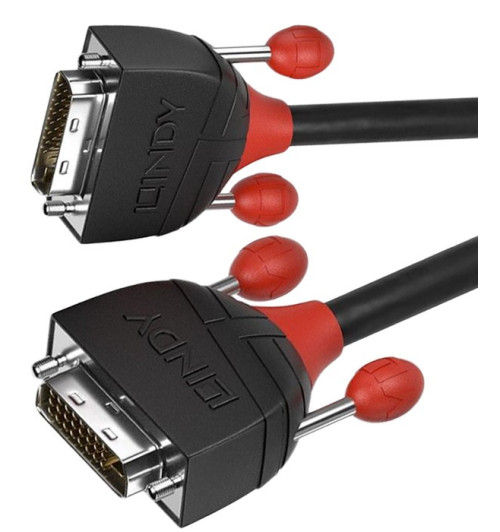 Lindy Black Line  36252 - Kabel DVI-D Dual Link – 2m