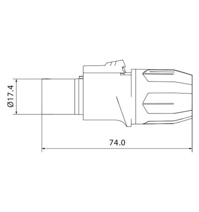 Roxtone RPCO001 - Wtyk zasilania power-out