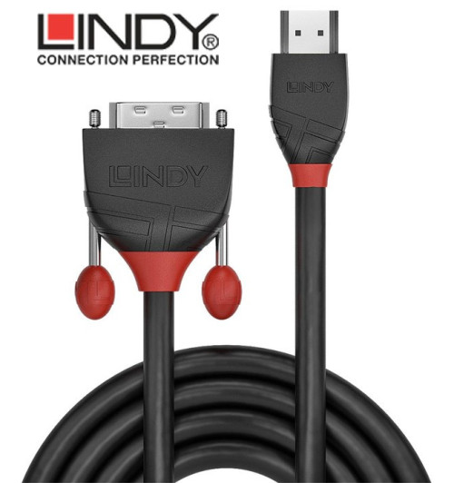 Lindy Black Line 36270 - Kabel HDMI - DVI-D