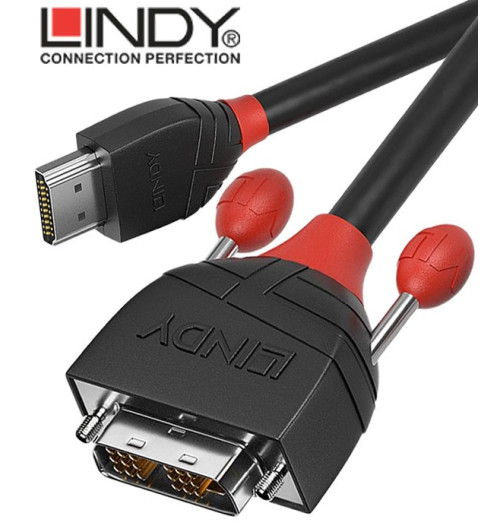 Lindy Black Line 36270 - Kabel HDMI - DVI-D
