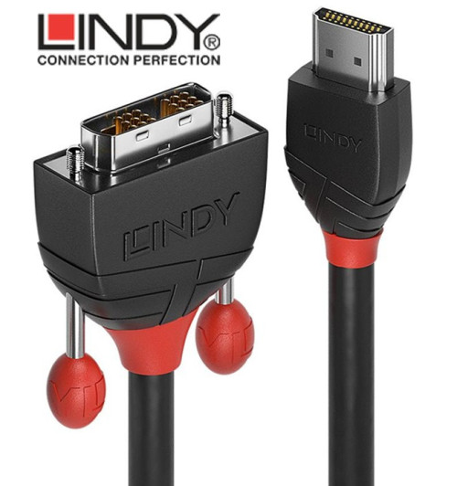 Lindy Black Line 36271 - Kabel HDMI - DVI-D
