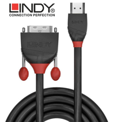 Lindy Black Line 36271 - Kabel HDMI - DVI-D