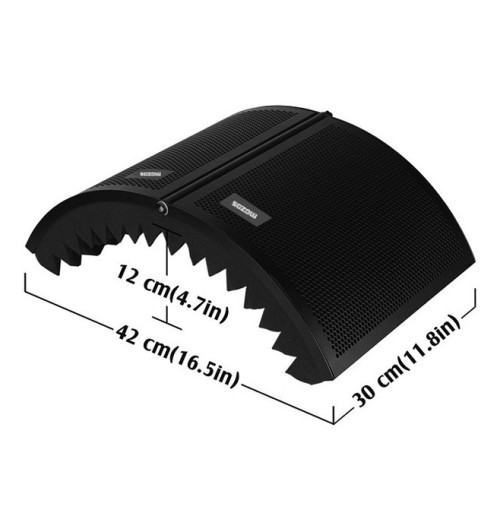 Mozos MSHIELD – Przenośna kabina akustyczna, ekran studyjny