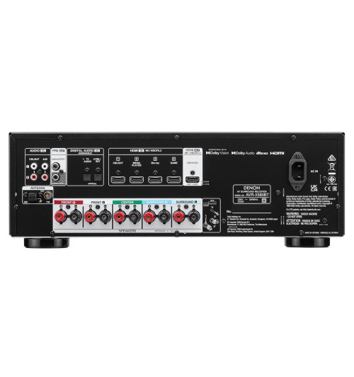 Denon AVR-X580BT - Amplituner kina domowego 5.2 z Dolby TrueHD i Bluetooth