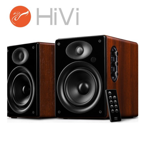 HiVi Swan D1080MKII+ - Zestaw kolumn stereo 2.0 Bluetooth