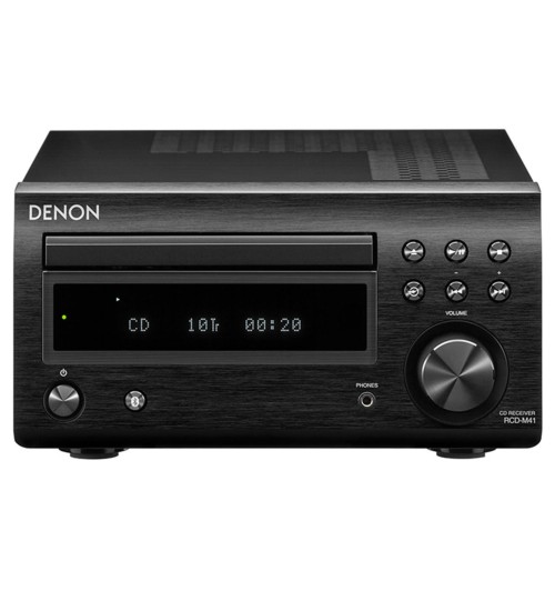 Denon RCD-M41 - Amplituner stereo z odtwarzaczem CD, FM i Bluetooth