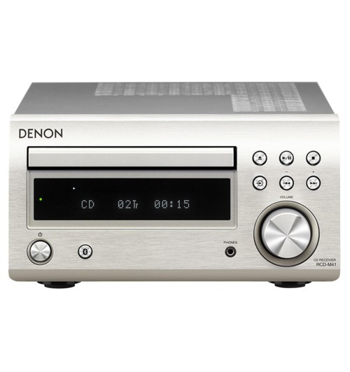 Denon RCD-M41 - Amplituner stereo z odtwarzaczem CD, FM i Bluetooth