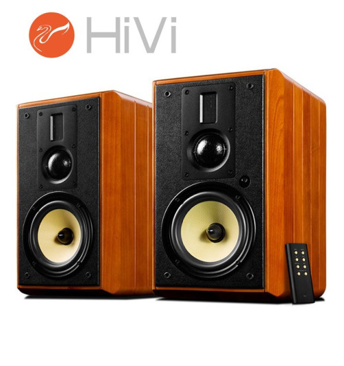 HiVi Swans M3AMKII – Zestaw kolumn stereo 2.0 Bluetooth, WiFi