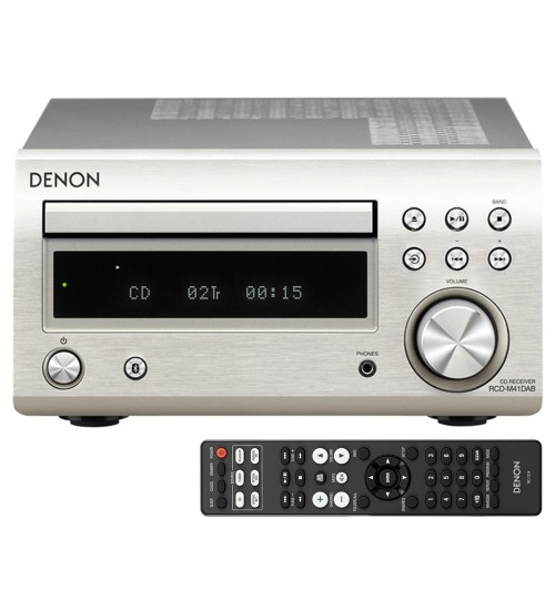 Denon RCD-M41DAB - Amplituner stereo z odtwarzaczem CD, DAB/DAB+/FM i Bluetooth