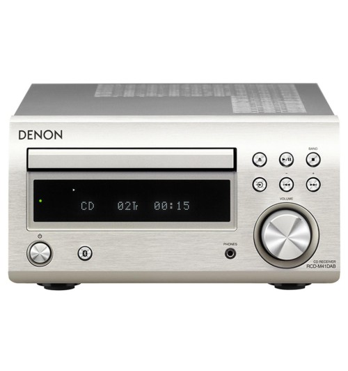 Denon RCD-M41DAB - Amplituner stereo z odtwarzaczem CD, DAB/DAB+/FM i Bluetooth