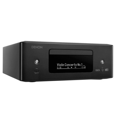 Denon RCD-N12 DAB - Amplituner stereo z odtwarzaczem CD, HEOS Built-in, DAB/FM i Bluetooth