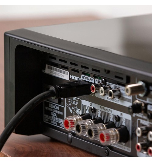 Denon RCD-N12 DAB - Amplituner stereo z odtwarzaczem CD, HEOS Built-in, DAB/FM i Bluetooth