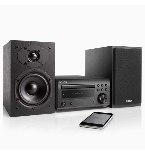 Denon D-M41 - Mini wieża stereo Hi-Fi z CD, Bluetooth i FM