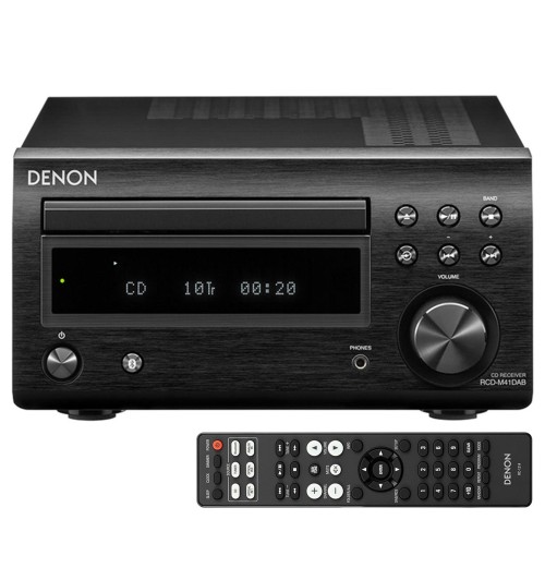 Denon D-M41DAB - Mini wieża stereo Hi-Fi z CD, Bluetooth i DAB/FM