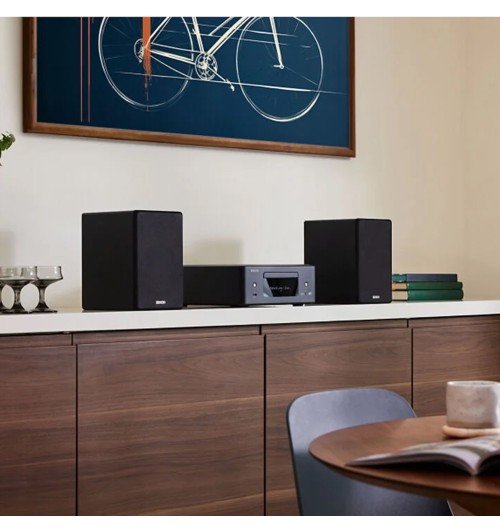 Denon CEOL N12DAB - Mini wieża stereo Hi-Fi z CD i HEOS