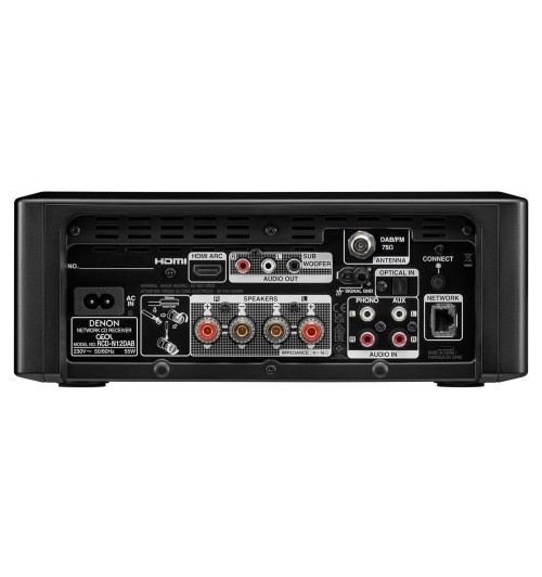 Denon CEOL N12DAB - Mini wieża stereo Hi-Fi z CD i HEOS