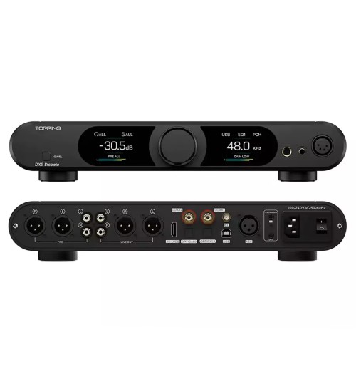 Topping DX9 Discrete - Wzmacniacz słuchawkowy z przetwornikiem DAC